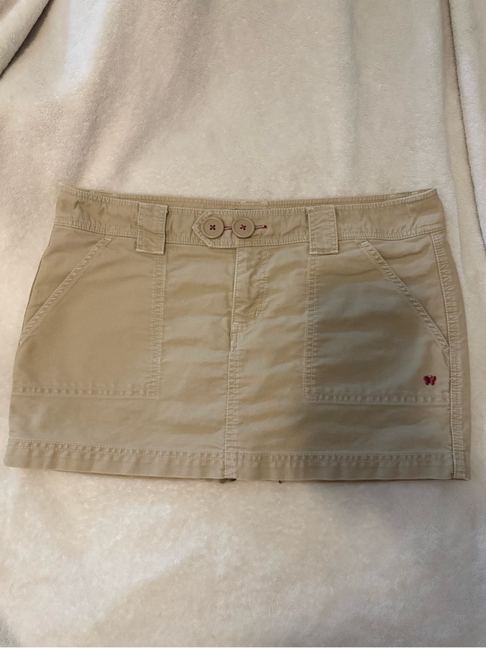 Vintage Y2K Aeropostale khaki Mini Skirt